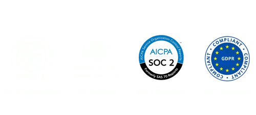 ISO and ATO certification SOC 2, GDPR Compliant ISO and ATO certification SOC 2, GDPR Compliant