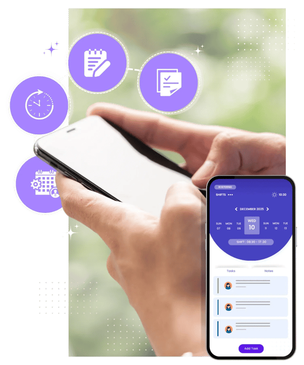 Support Worker App Section